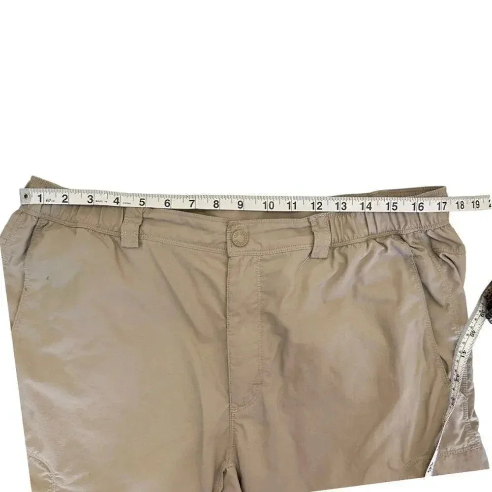 North Face Cargo Hiking Shorts Men's L Khaki‎ Outdoors